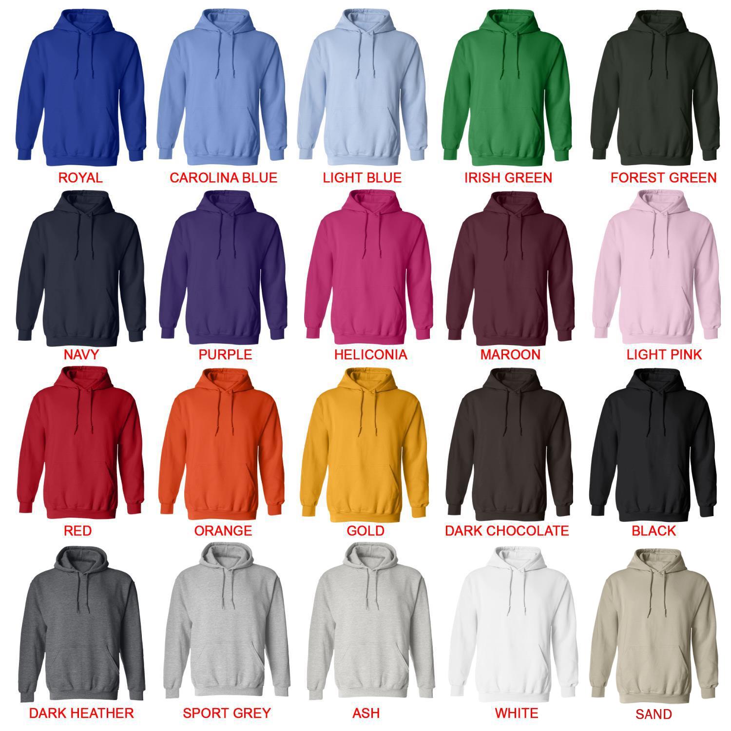 hoodie color chart - Link Click Shop