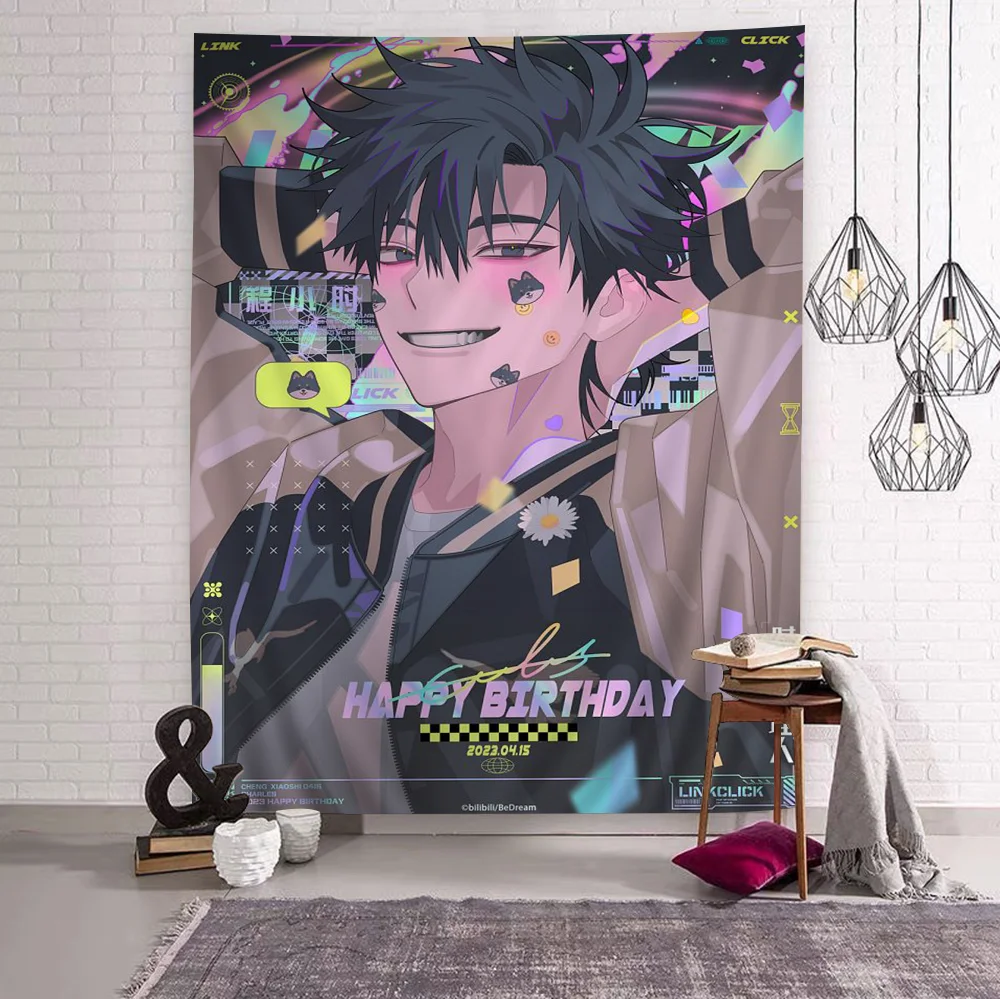 Digital Cheng Anime Link Click Tapestry