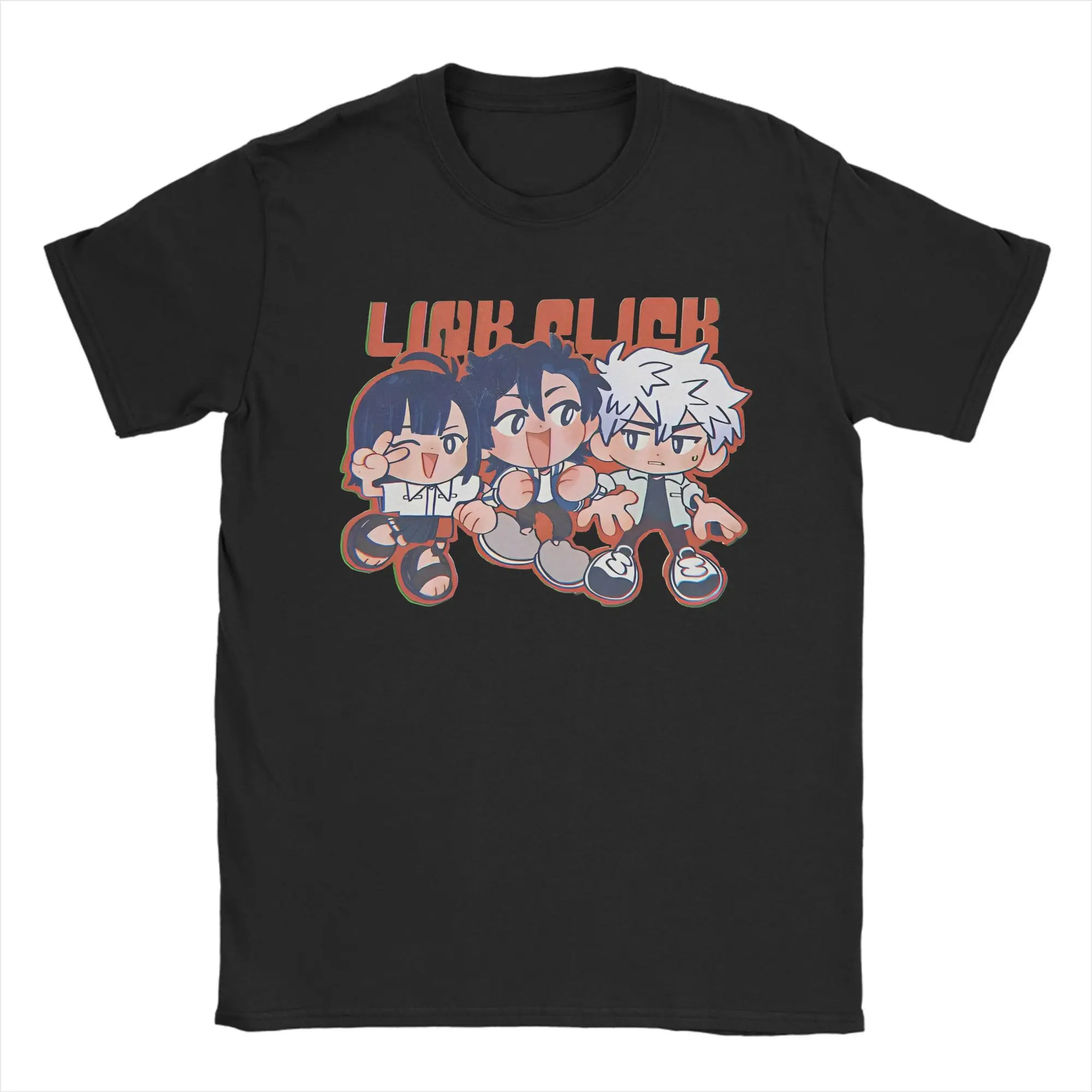 Link Click Chibi Main Characters T-Shirt