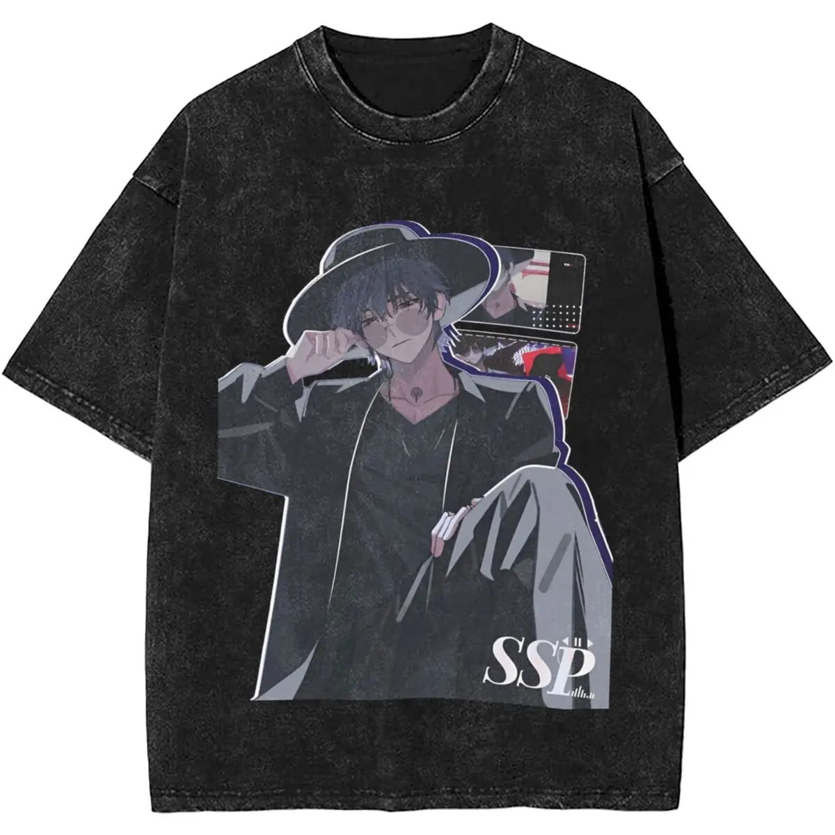 Cool Liu Xiao Link Click Mineral Wash T-Shirt