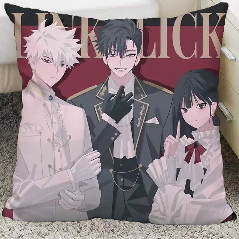 Anime Link Click Vintage Design Throw Pillow