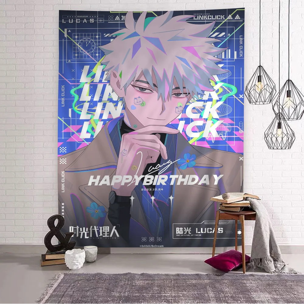 Cool Lu Guang Anime Link Click Tapestry