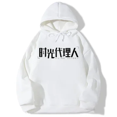 Anime Link Click Logo Hoodie