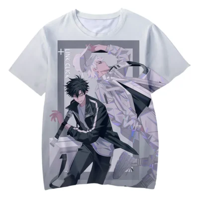 Link Click Grey 3D T-Shirts