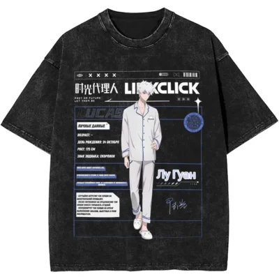 Link Click Lu Guang Get Up Mineral Wash T-Shirt
