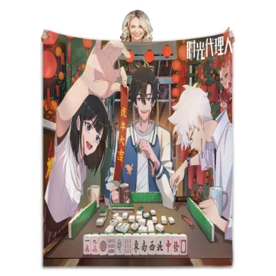 Anime Link Click Play Mahjong Blanket