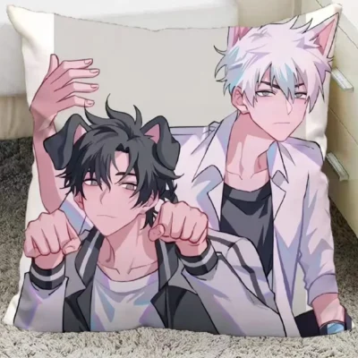 Anime Link Click Cute Dog Throw Pillow