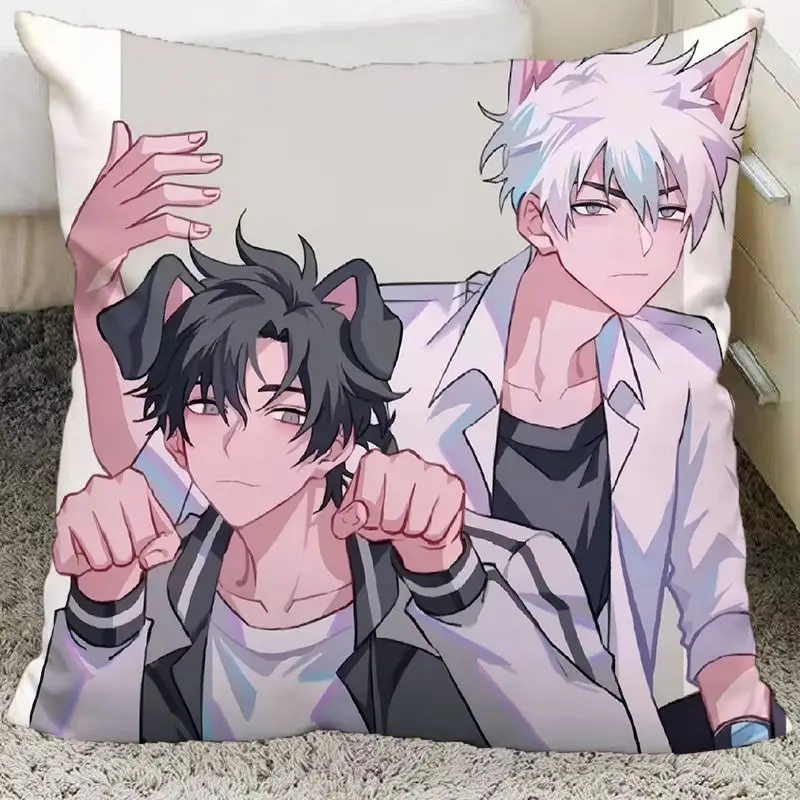 Anime Link Click Cute Dog Throw Pillow