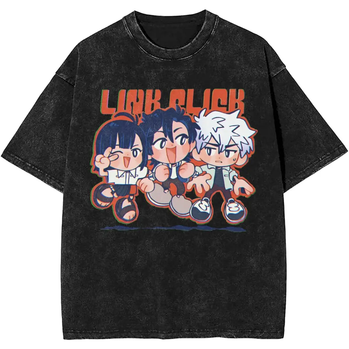 Link Click Chibi Ling Guang Xiaoshi Mineral Wash T-Shirt
