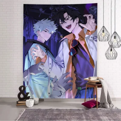 Cute Cheng And Lu Guang Anime Link Click Tapestry