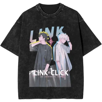 Link Click Best Couple Mineral Wash T-Shirt