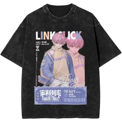 Link Click Li Tianchen Mineral Wash T-Shirt