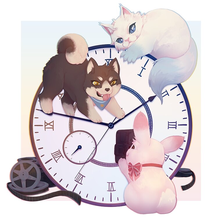 Link Click Clock Buddies Tote Bag - Image 2