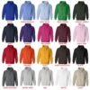 hoodie color chart - Link Click Shop