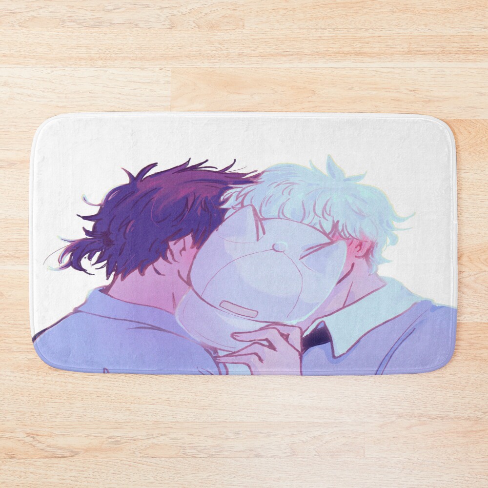 Shiguang Kitty Hat Kiss Bath Mat