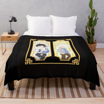 Retro Link Click Linked Duo Throw Blanket
