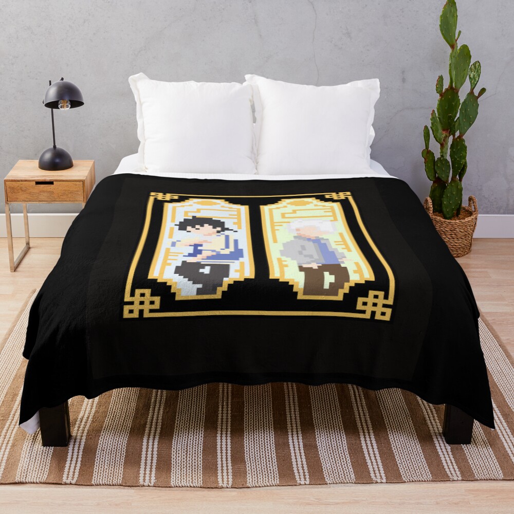 Retro Link Click Linked Duo Throw Blanket