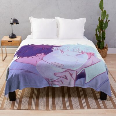 Shiguang Kitty Hat Kiss Throw Blanket