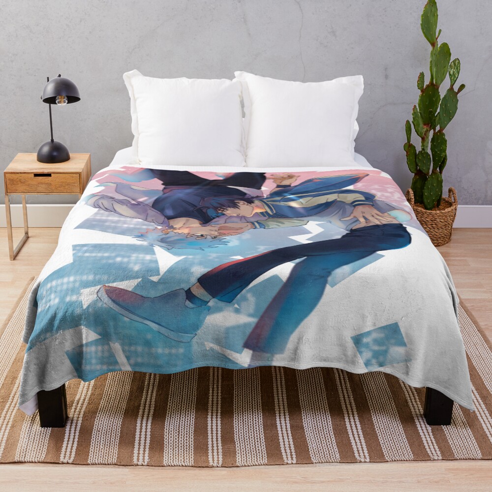 Link Click Vortex Cheng Xiaoshi And Lu Guang Throw Blanket