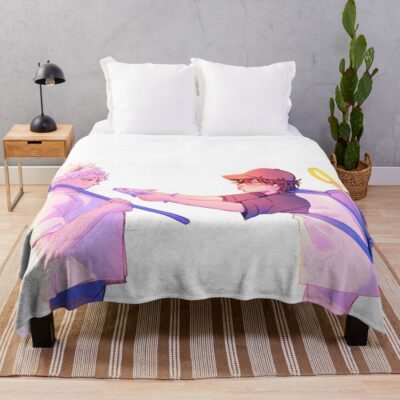Lu Guang And Cheng Xiaoshi Childhood Throw Blanket