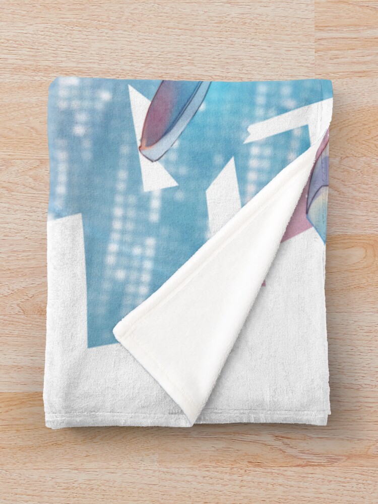 Link Click Vortex Cheng Xiaoshi And Lu Guang Throw Blanket - Image 2