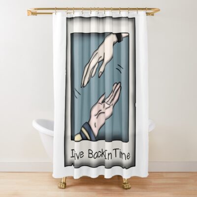 Link Click Hand Slap Shower Curtain