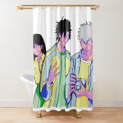 Link Click Cheng Xiaoshi Lu Guang And Qiao Ling Shower Curtain