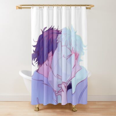 Shiguang Kitty Hat Kiss Shower Curtain