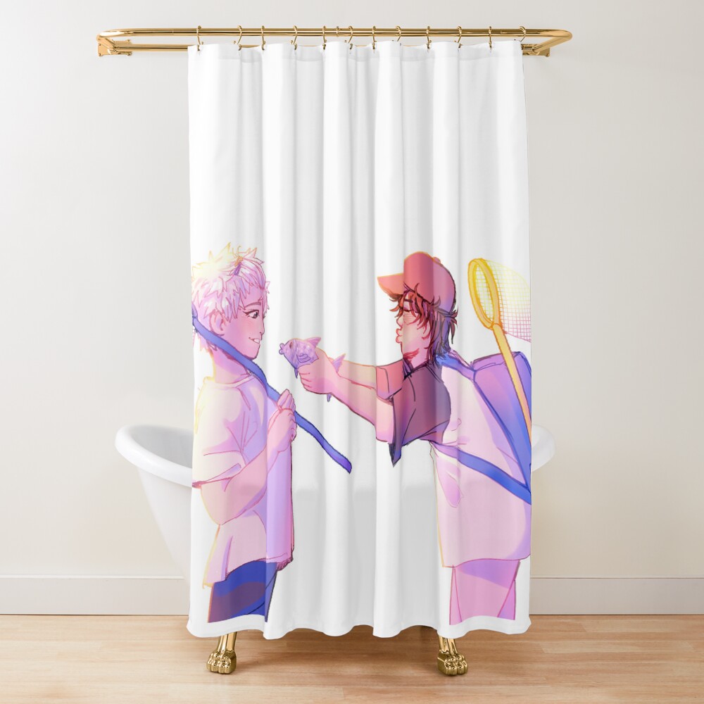 Lu Guang And Cheng Xiaoshi Childhood Shower Curtain
