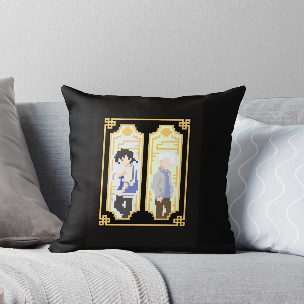 Retro Link Click Linked Duo Throw Pillow